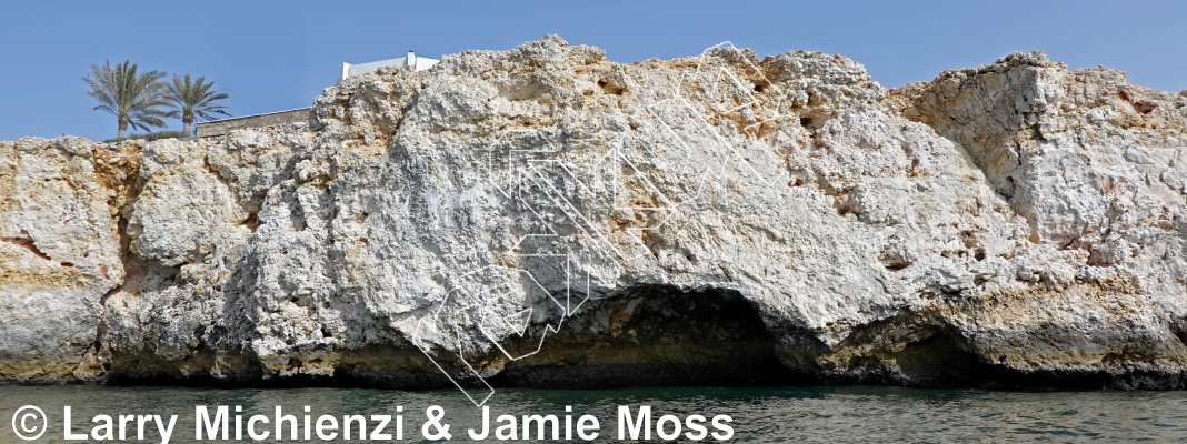 photo of Main Wall from Oman: Deep-Water Soloing
