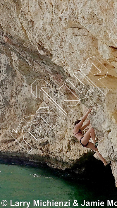 photo of Left of Ledge from Oman: Deep-Water Soloing