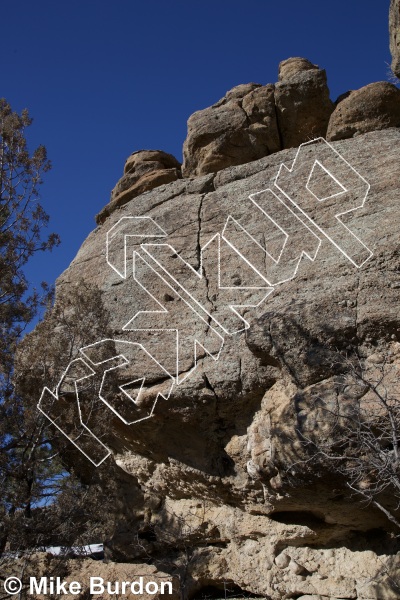 photo of Headed for Heaven, 5.9+ ★★★ at Juggernaut Area from Castlewood Canyon State Park