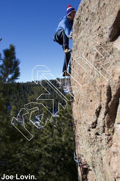 photo of Another World, 5.11b ★★ at The Falls Wall from Castlewood Canyon State Park