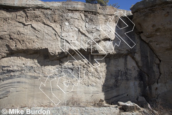 photo of Archipelago , 5.11d ★ at Gargoyle Wall from Castlewood Canyon State Park