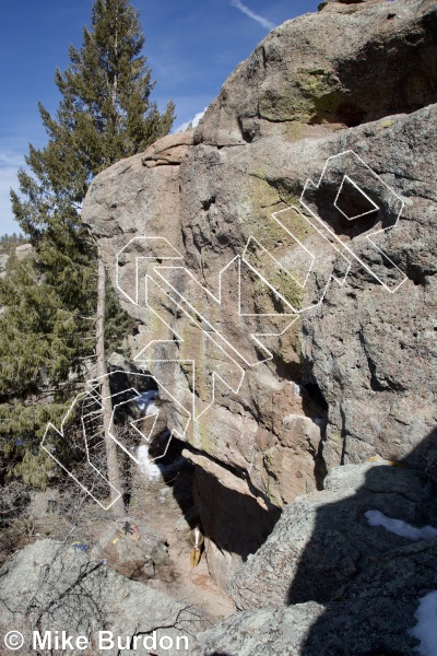 photo of Where the Wild Things Are, 5.11d ★★ at The Dungeon from Castlewood Canyon State Park