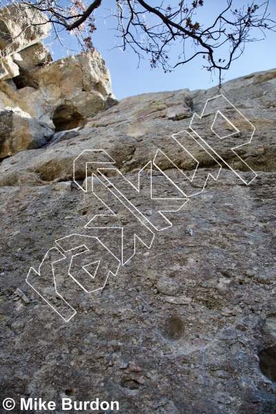 photo of Dystocia, 5.9- ★★ at C Section from Castlewood Canyon State Park