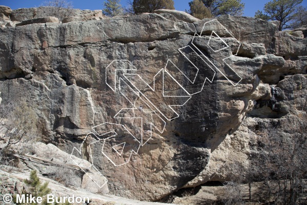 photo of Warden Petes, 5.10 ★ at C Section from Castlewood Canyon State Park