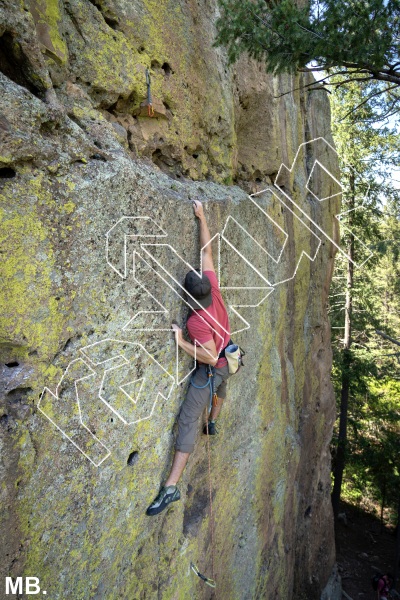photo of Allied Wall from Castlewood Canyon State Park