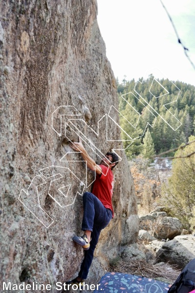 photo of Madeline's Wall from Castlewood Canyon State Park