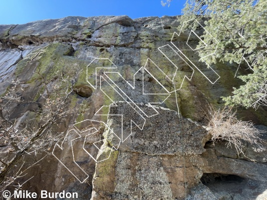 photo of Allied Wall from Castlewood Canyon State Park