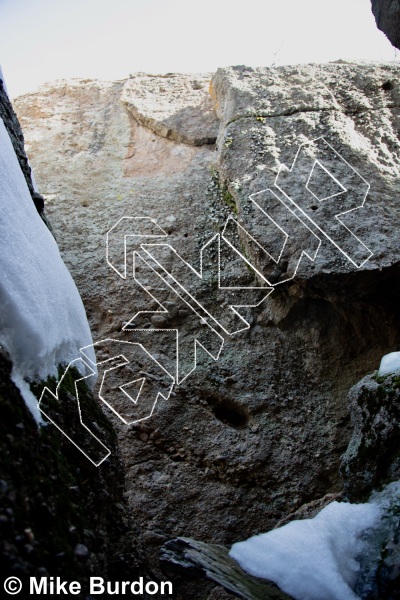 photo of The Grotto from Castlewood Canyon State Park