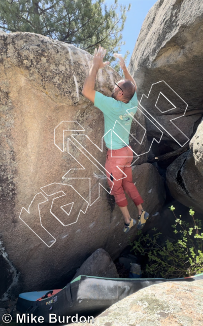 photo of Blessed Block from Castlewood Canyon State Park