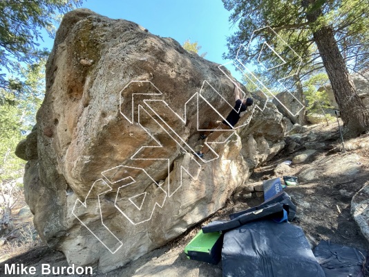 photo of Vision Boulder from Castlewood Canyon State Park