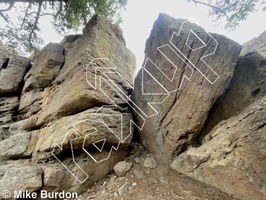 photo of Bright Brilliant Wall from Castlewood Canyon State Park