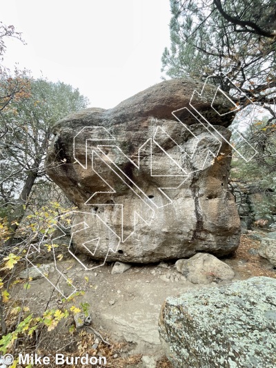 photo of Buddha Boulder from Castlewood Canyon State Park