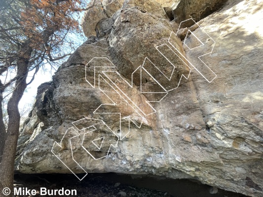 photo of Buddha Cave from Castlewood Canyon State Park