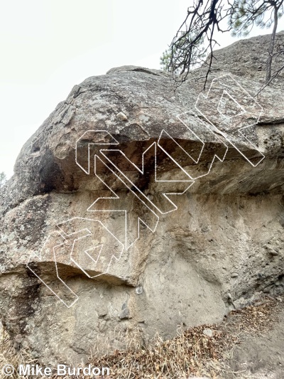 photo of Plate Boulder from Castlewood Canyon State Park