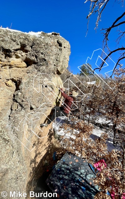 photo of Cob Block from Castlewood Canyon State Park