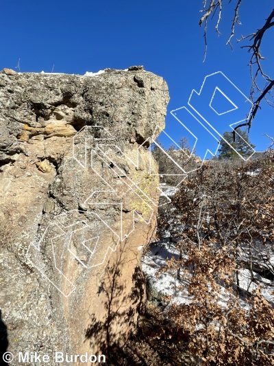 photo of Cob Block from Castlewood Canyon State Park