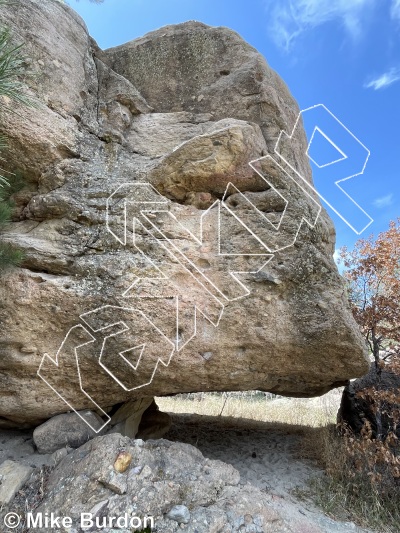 photo of Concentrate Boulder from Castlewood Canyon State Park