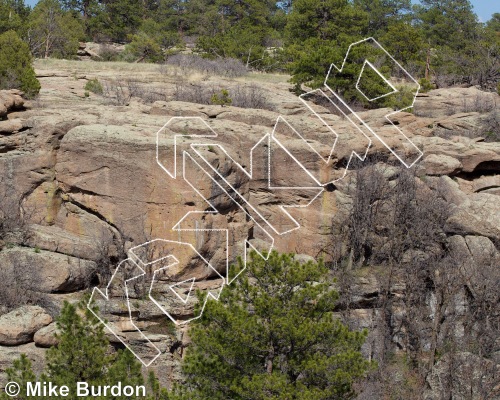 photo of Corporate View Block from Castlewood Canyon State Park