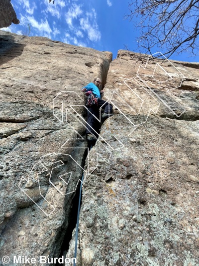 photo of Honeycomb Spire from Castlewood Canyon State Park