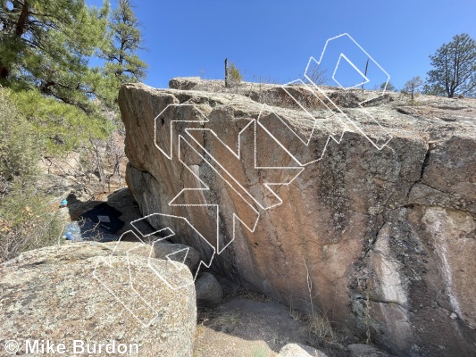 photo of Despicable Boulder from Castlewood Canyon State Park