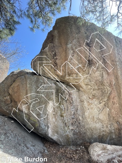 photo of Despicable Boulder from Castlewood Canyon State Park