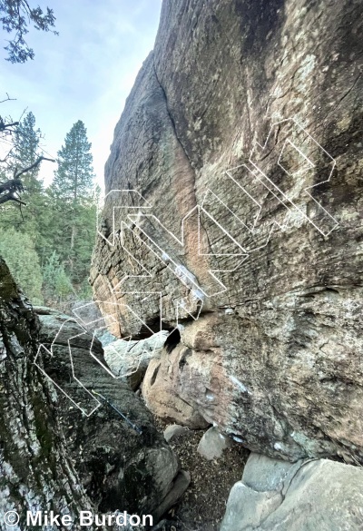 photo of Jaeger's Boulder from Castlewood Canyon State Park