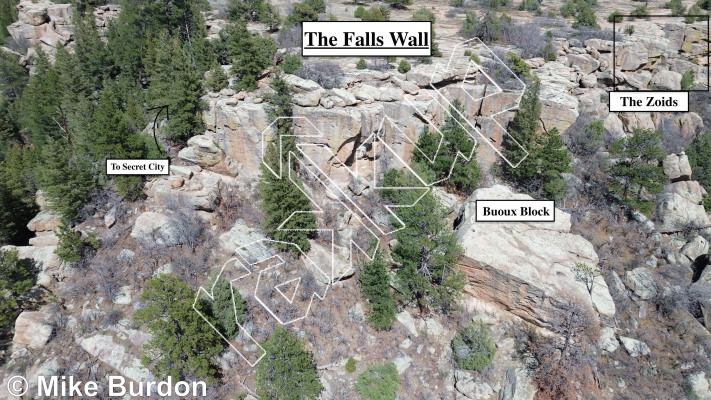 photo of The Falls Wall from Castlewood Canyon State Park