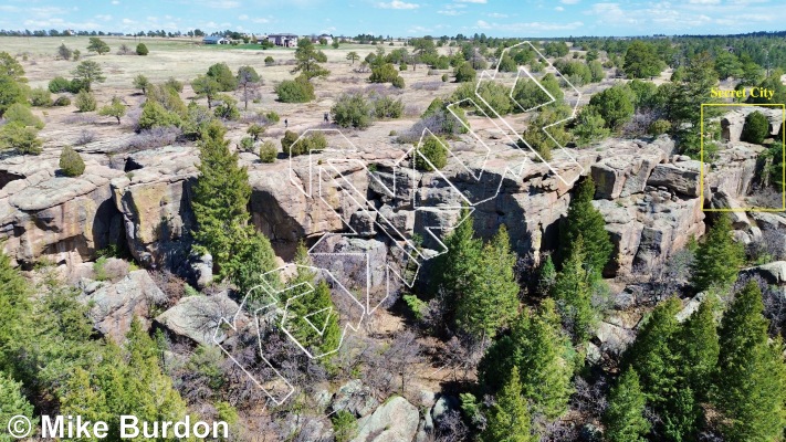 photo of The Dungeon from Castlewood Canyon State Park