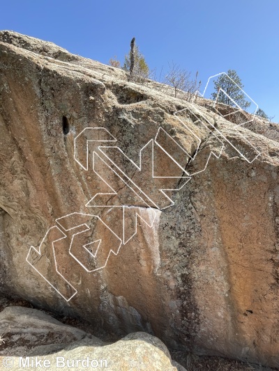 photo of Despicable Boulder from Castlewood Canyon State Park