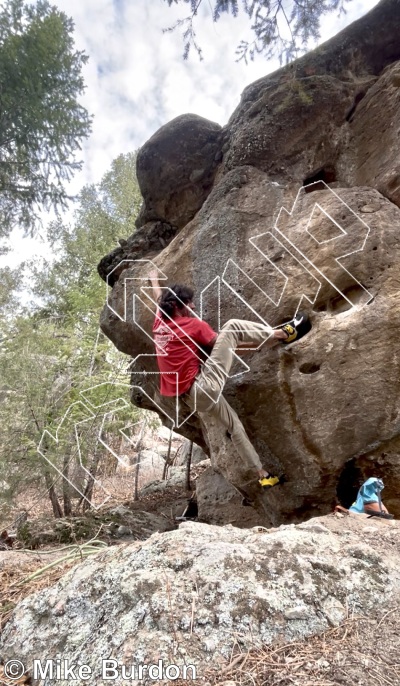 photo of Vision Boulder from Castlewood Canyon State Park
