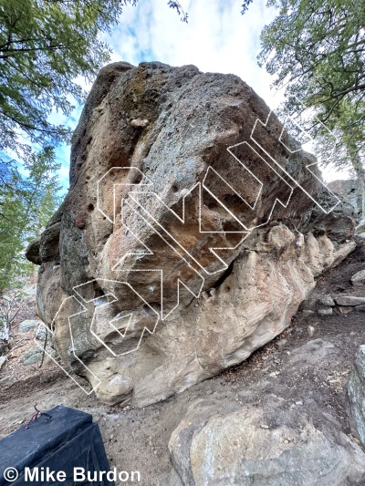 photo of Vision Boulder from Castlewood Canyon State Park