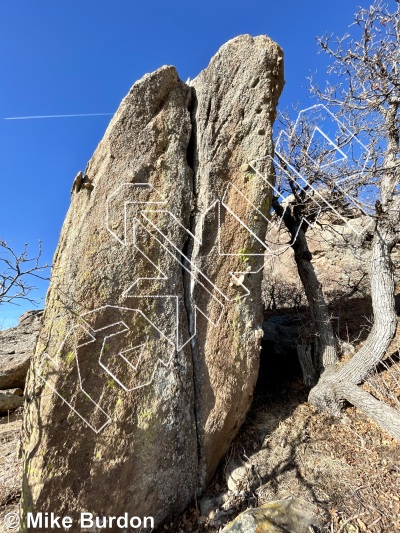 photo of Faffin Island from Castlewood Canyon State Park
