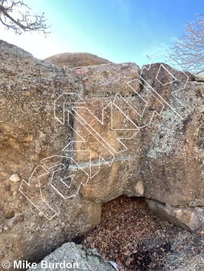 photo of Faffin Island from Castlewood Canyon State Park