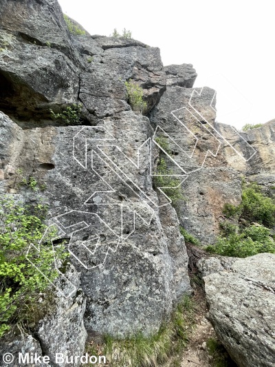 photo of Allied Wall from Castlewood Canyon State Park
