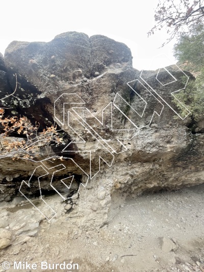 photo of The Sun Caves from Castlewood Canyon State Park