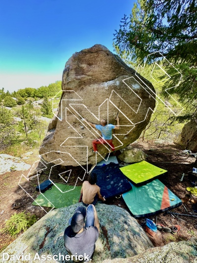 photo of Concentrate Boulder from Castlewood Canyon State Park
