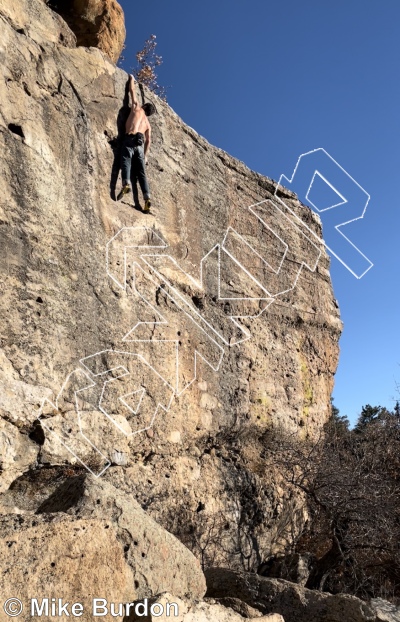 photo of The Vulture Walls from Castlewood Canyon State Park