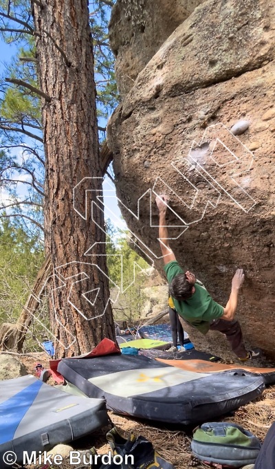 photo of Spaniard Boulder from Castlewood Canyon State Park