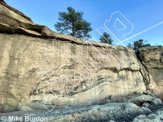 photo of Gargoyle Wall from Castlewood Canyon State Park