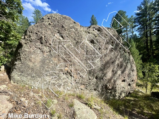 photo of Grand Budapest Slab from Castlewood Canyon State Park