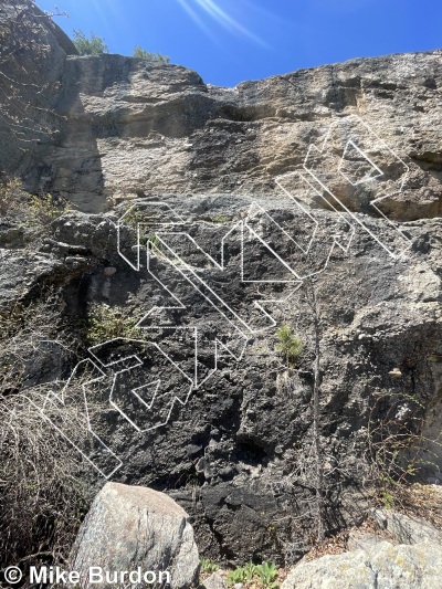 photo of Allied Wall from Castlewood Canyon State Park