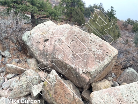 photo of Gully Boulder from Castlewood Canyon State Park