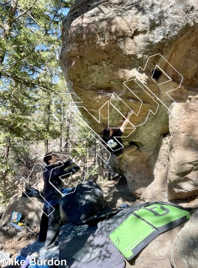 photo of Vision Boulder from Castlewood Canyon State Park