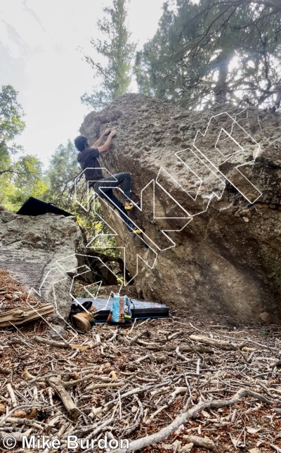 photo of Burnout Boulders from Castlewood Canyon State Park
