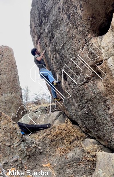 photo of Mitty Boulder from Castlewood Canyon State Park