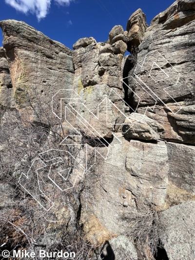 photo of Slab Happy, 5.10a ★ at Juggernaut Area from Castlewood Canyon State Park