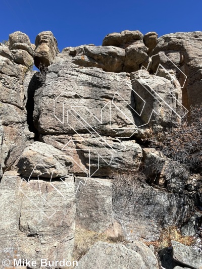 photo of Pins and Needles, 5.9 ★ at Juggernaut Area from Castlewood Canyon State Park