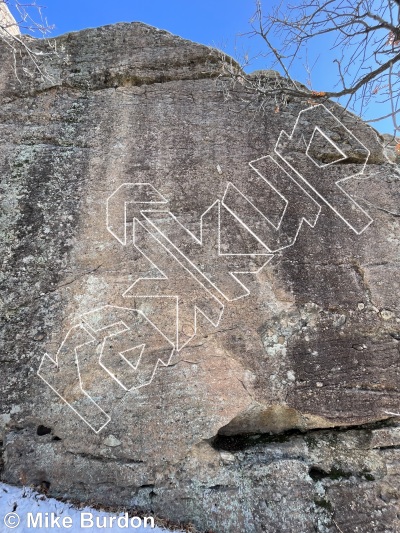 photo of Minor in Possession, V4 ★★★ at Juggernaut Area from Castlewood Canyon State Park
