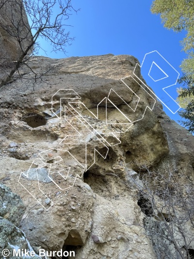 photo of Hostile Takeover, 5.12a ★ at The Corporate Walls from Castlewood Canyon State Park