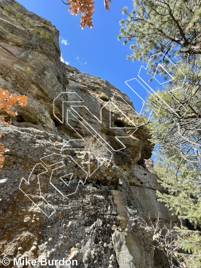 photo of The Corporate Walls from Castlewood Canyon State Park